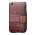 Leather Effect Personal Organizer iPhone 3G/3GS iPhone 3 Case