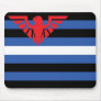 Leather Flag (Eagle) Mouse Mat