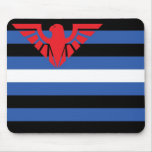 Leather Flag (Eagle) Mouse Mat