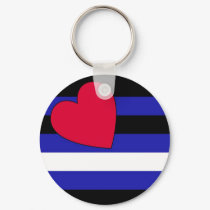 Leather Flag keychains