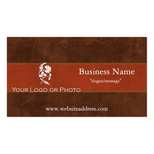 Leather & Fur Business Cards (front side)