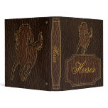 Leather Horse Dark Binders