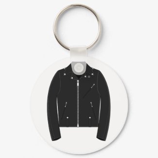 Leather Jacket Keychain keychain