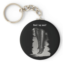 Leather Lace Up Boots Key Chains