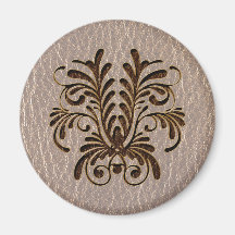 Leather-Look Bouquet 1 Soft Refrigerator Magnet