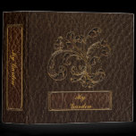 Leather-Look Bouquet 2 Dark binders
