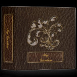 Leather-Look Bouquet 2 Dark binders