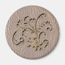 Leather-Look Bouquet 2 Soft Refrigerator Magnet