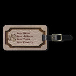 Leather-Look Bouquet 2 Soft luggage tags