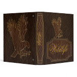 Leather-Look Eagle Dark 3 Ring Binder