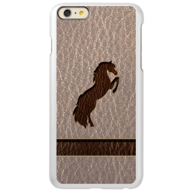 Leather-Look Horse 2 Soft Incipio Feather® Shine iPhone 6 Plus Case