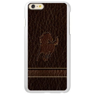 Leather-Look Horse Dark Incipio Feather® Shine iPhone 6 Plus Case