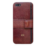 Leather-Look Organizer Effect on iPhone 5 Case
