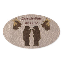 Leather-Look Wedding Soft Stickers