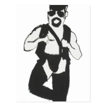 Leather Man Post Card