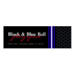 Leather Play Party Ticket Business Card