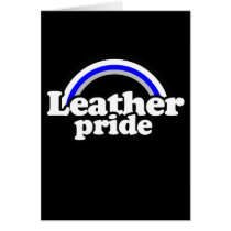 Leather Pride Flag Cards