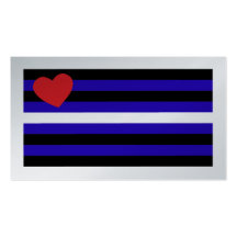 Leather Pride Flag Trick Card Business Card Templates
