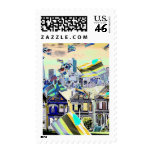 Leather Pride Flags Over San Francisco postage