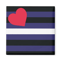 Leather Pride magnet by destructobot Leather Pride magnet