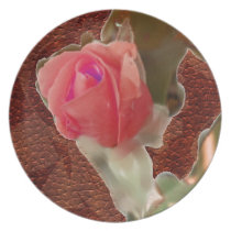 leather R.O.SE Dinner Plates