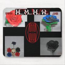 Leather Roses mousepads by heavymetalhardwear Leather Roses mousepads