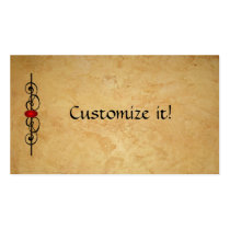 Leather & Ruby CUSTOM Profile CARD profile cards