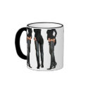 Leather Thigh High Boot Models - Mugs mug