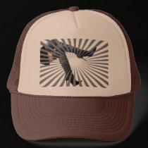 Leather Thigh High Boot Silver Starburst hats