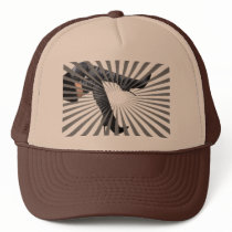Leather Thigh High Boot Silver Starburst Hats