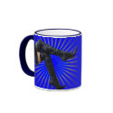 Leather Thigh High Boots Mugs mug