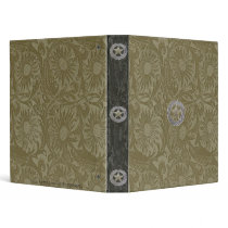 Leather Tool Print Two Tone Conchos Style ~ Binder by Westernpalamino Leather Tool Print Two Tone Conchos Style ~ Binder