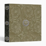 Leather Tool Print Two Tone Conchos Style ~ Binder