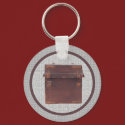 Leather Trunk Keychain