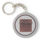 Leather Trunk Keychain