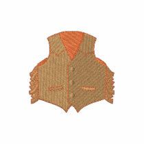 Leather Vest embroidered shirts