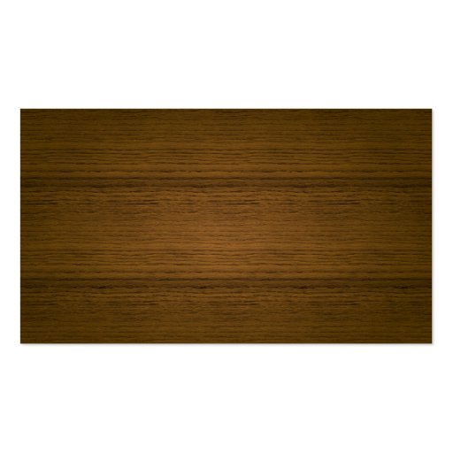 Leather & Wood Investigator Business Card (back side)