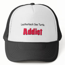 Leatherback Sea Turtle Addict hats