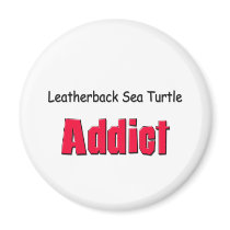 Leatherback Sea Turtle Addict magnets