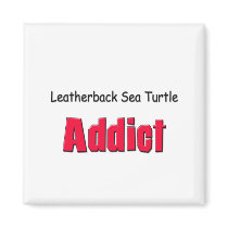 Leatherback Sea Turtle Addict magnets