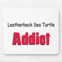Leatherback Sea Turtle Addict mousepads