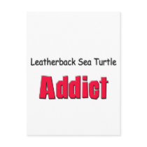 Leatherback Sea Turtle Addict postcards