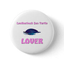 Leatherback Sea Turtle Lover buttons