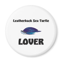 Leatherback Sea Turtle Lover magnets