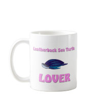 Leatherback Sea Turtle Lover mugs by AnimalShirts Leatherback Sea Turtle Lover mugs