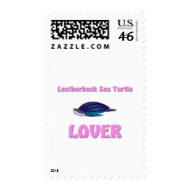 Leatherback Sea Turtle Lover postage
