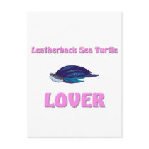 Leatherback Sea Turtle Lover postcards