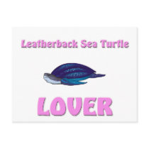 Leatherback Sea Turtle Lover postcards