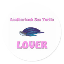Leatherback Sea Turtle Lover stickers