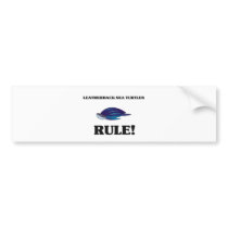 LEATHERBACK SEA TURTLES Rule! bumper stickers